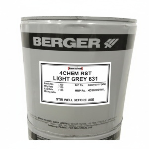 BERGER 4CHEM RST LIGHT GREY 631 4LTR