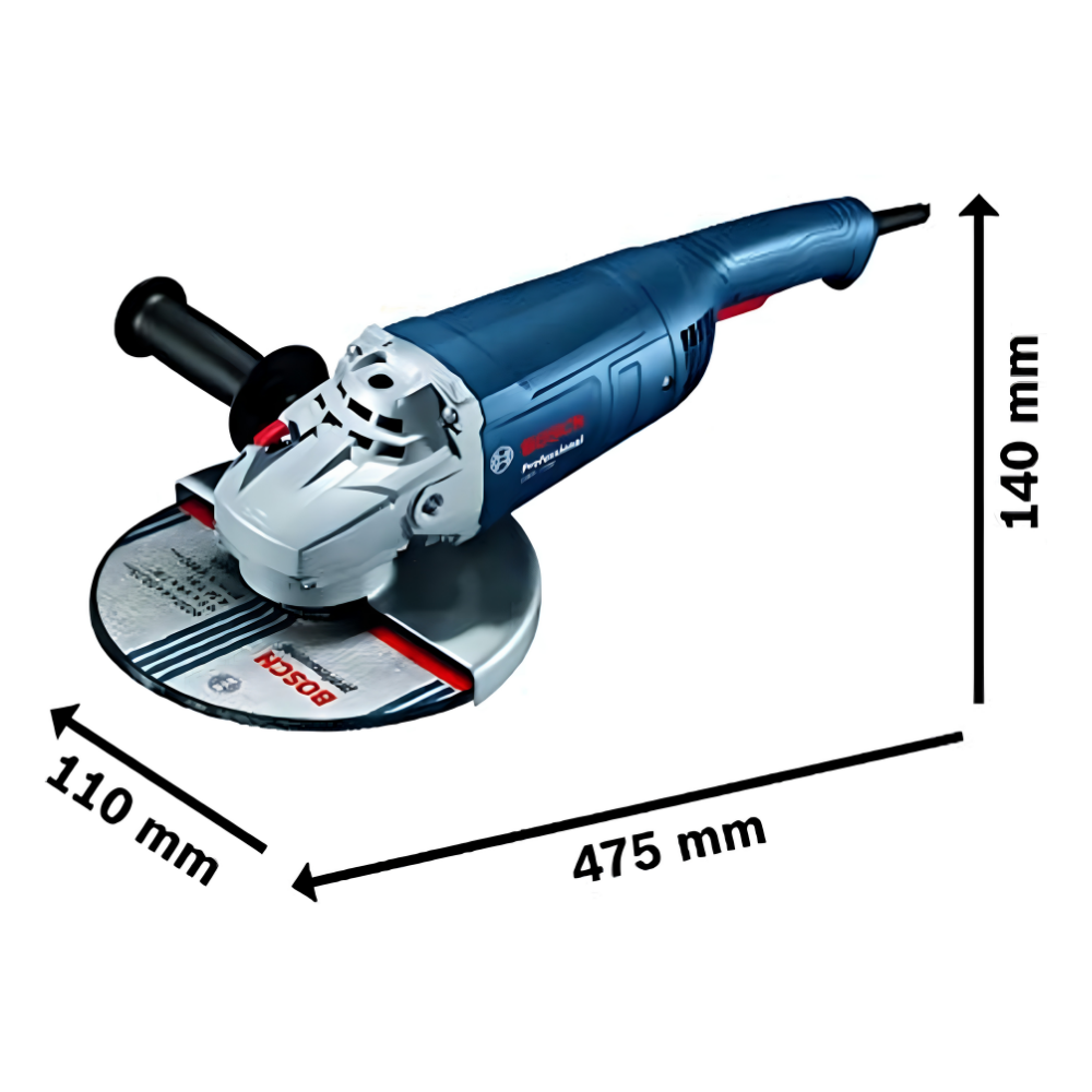 BOSCH GWS 2200 ANGLE GRINDER (7”) 06018C00F0 (2)